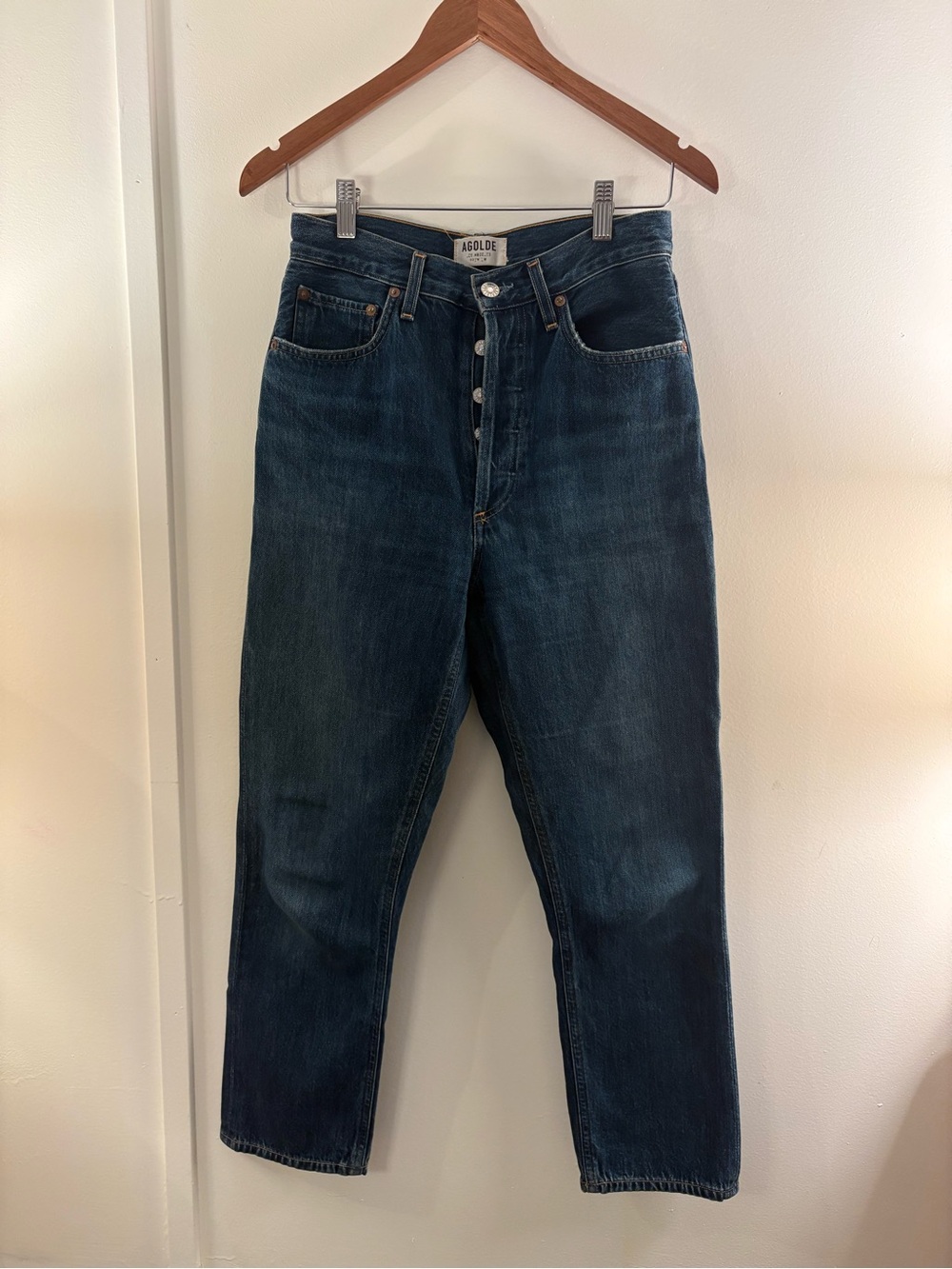 AGOLDE Riley High-Rise Straight Jeans
